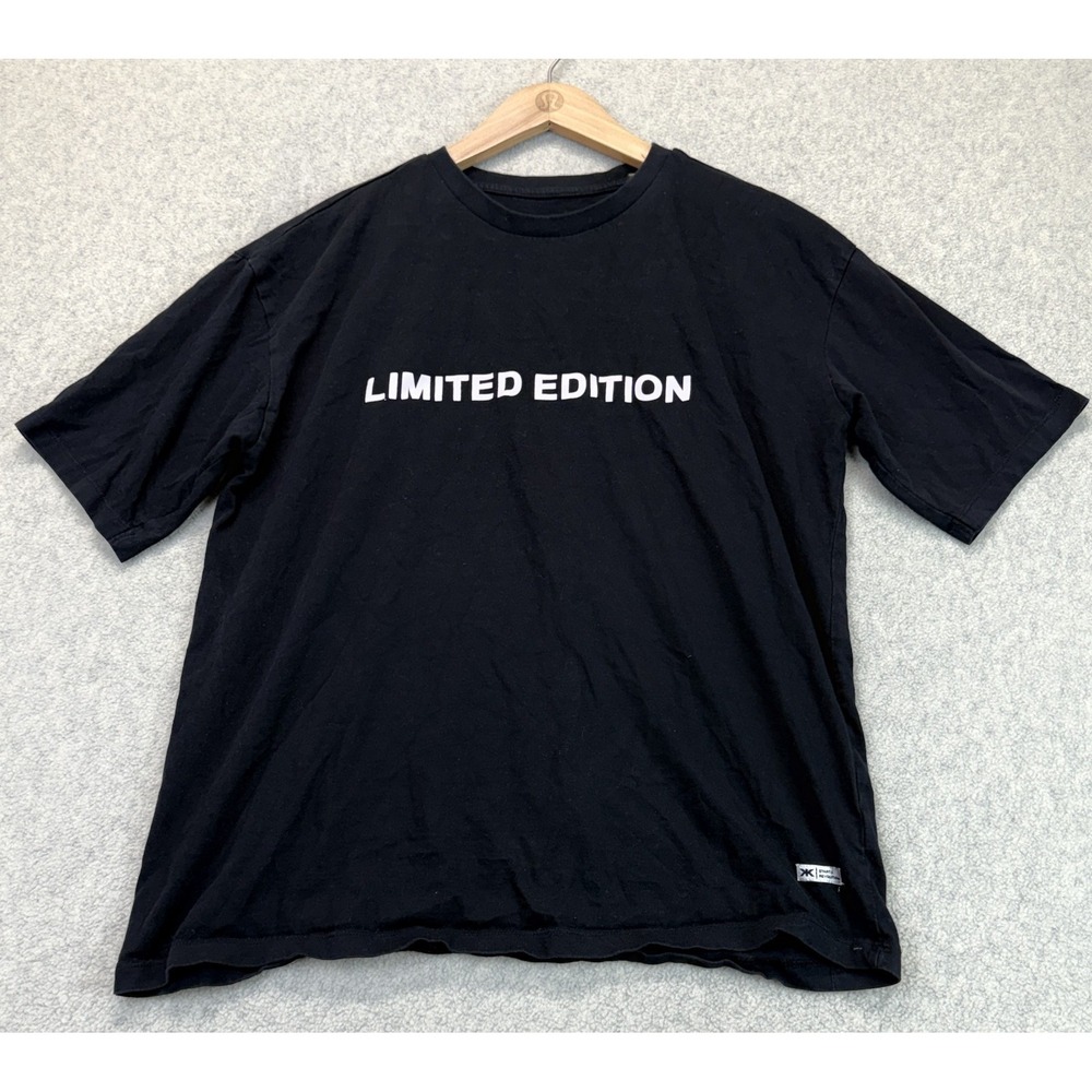 Kook N Keech Mens T-Shirt Black Short Sleeve Limited Edition Typography Print M